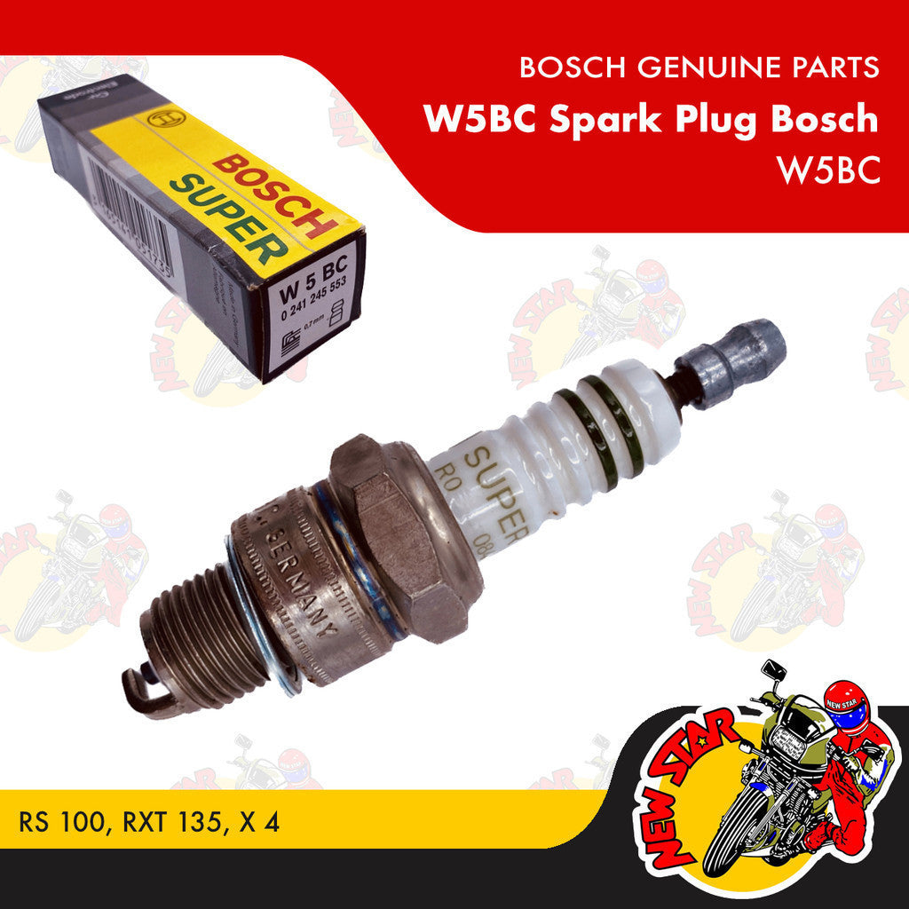 W5BC | W5BC Spark Plug Bosch | Genuine Bosch parts | RS 100 RXT 135 X 4
