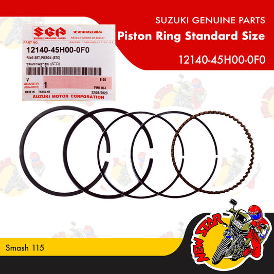 12140-45H00-0F0 | Piston Ring Standard Size | Genuine Suzuki parts | Smash 115