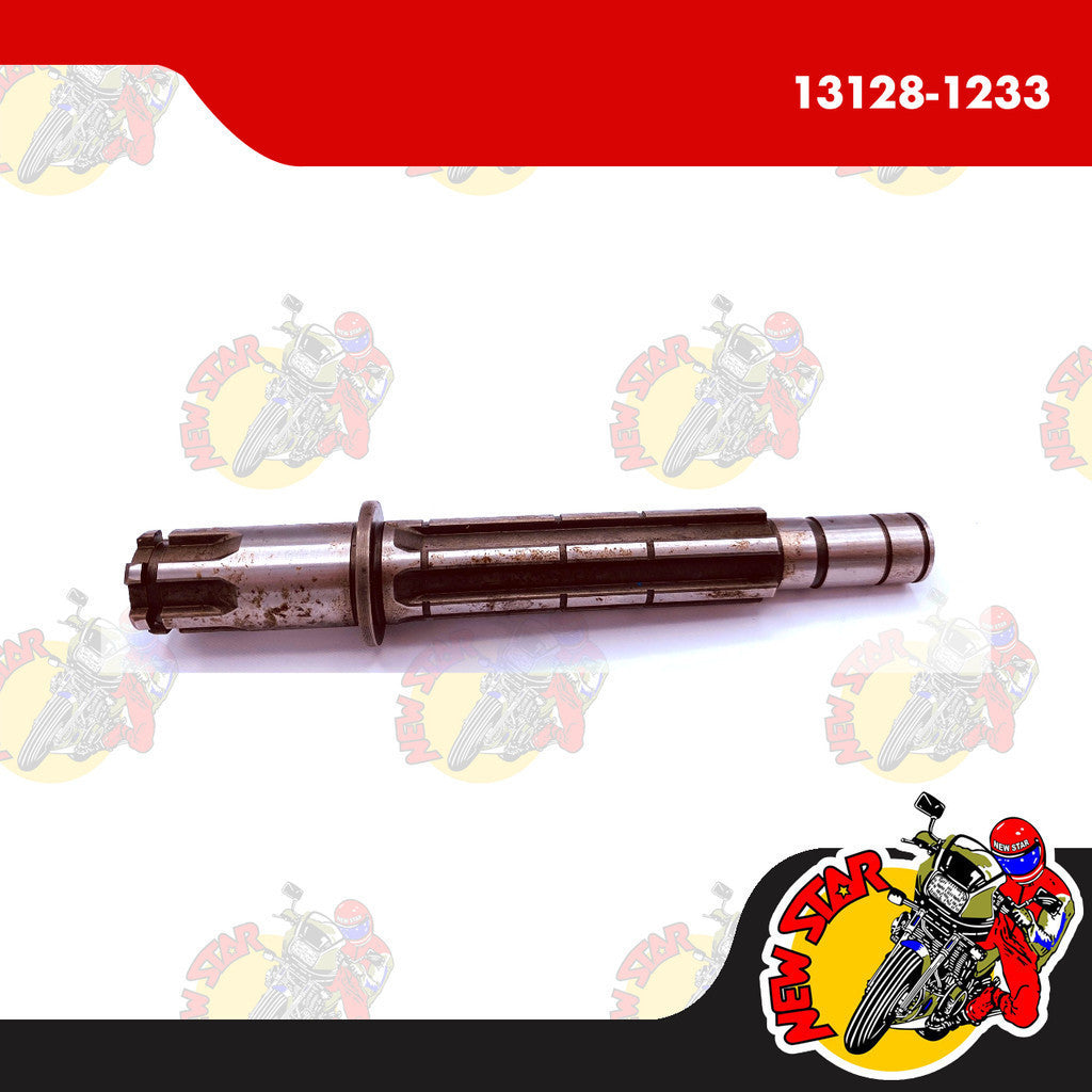 13128-1233 | Output Shaft Genuine (No Packaging) | Genuine Kawasaki parts | KMX 125