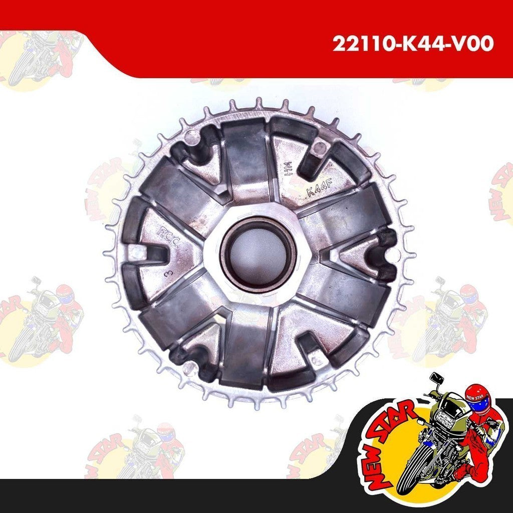 22110-K44-V00 | Moveable Drive Face Comp / Drive Pulley | Genuine Honda parts | Beat Fi