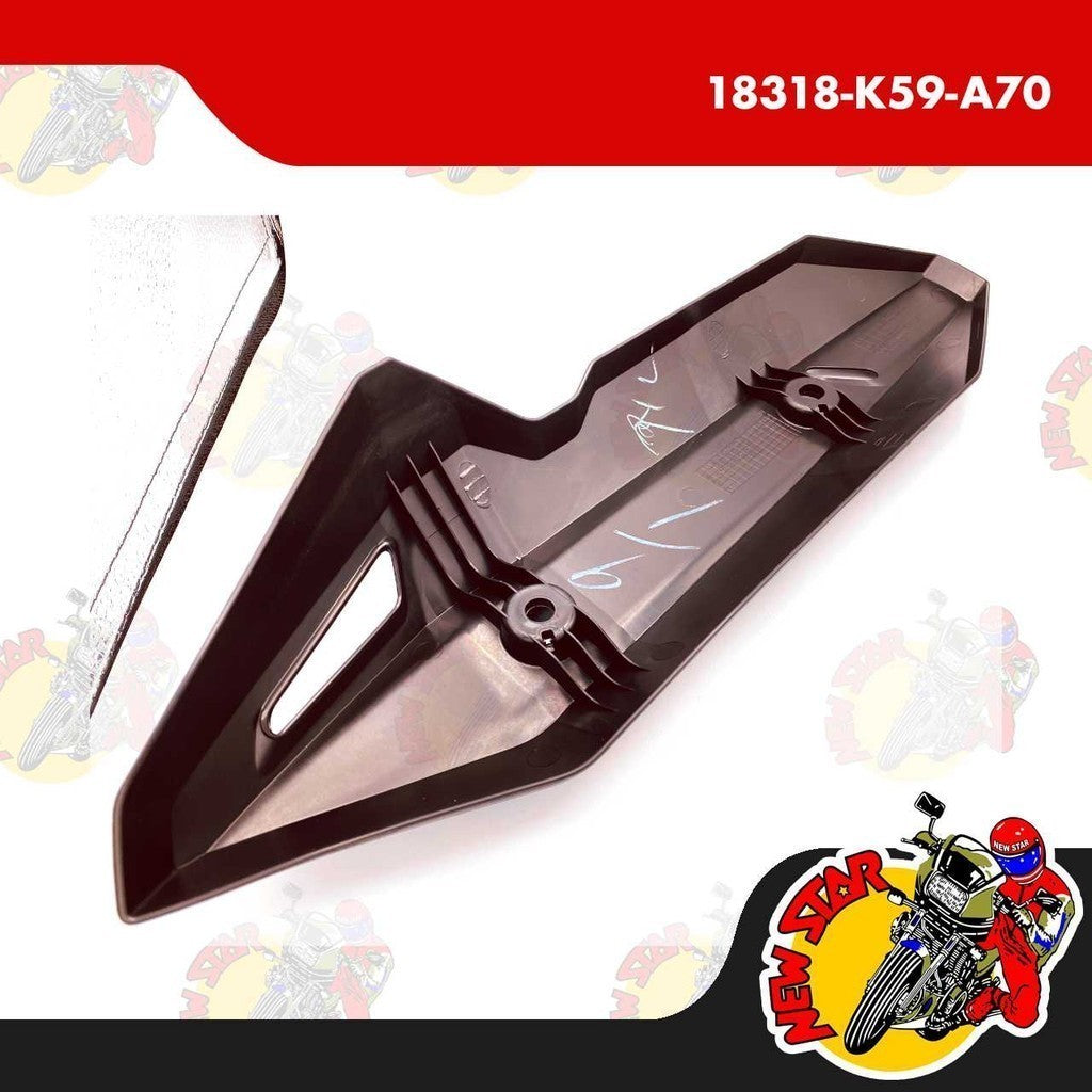 18318-K59-A70 | Muffler Protector | Genuine Honda parts | Click 125i v2/v3/150i v2