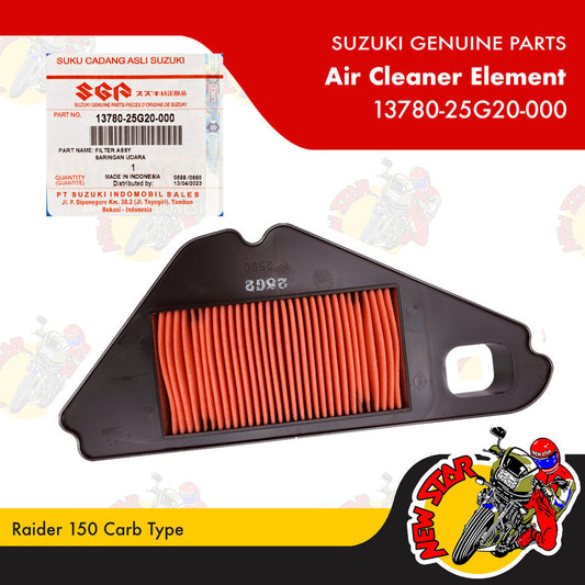 13780-25G20-000 | Air Cleaner Element | Genuine Suzuki parts | Raider 150 Carb