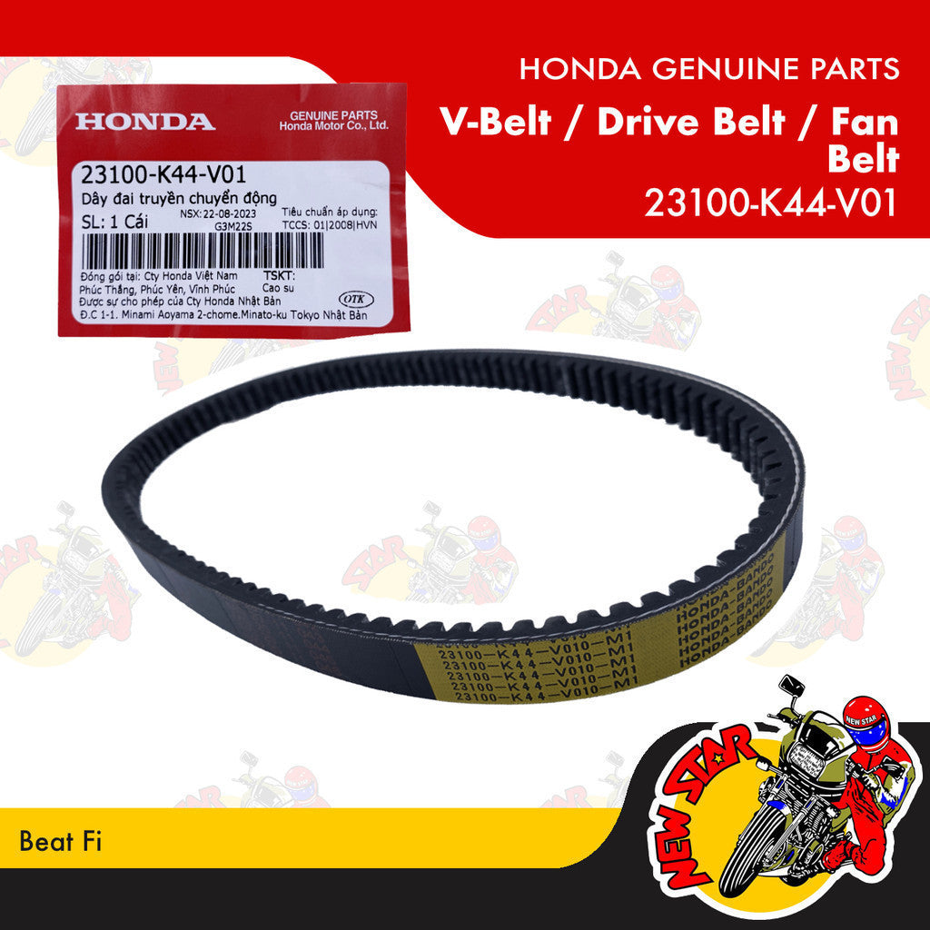 23100-K44-V01 | V-Belt / Drive Belt / Fan Belt | Genuine Honda parts | Beat Fi
