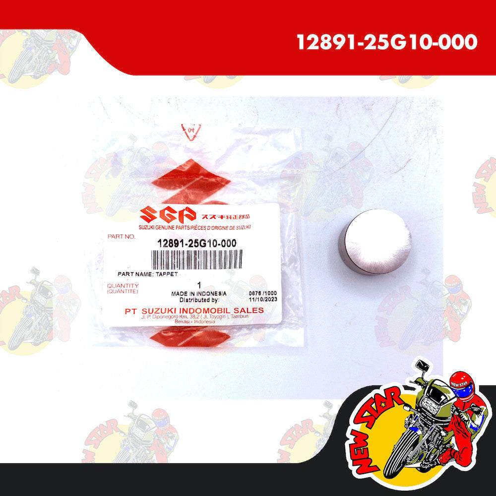 12891-25G10-000 | Tappet | Genuine Suzuki parts | Raider 150 Carb/150 Fi