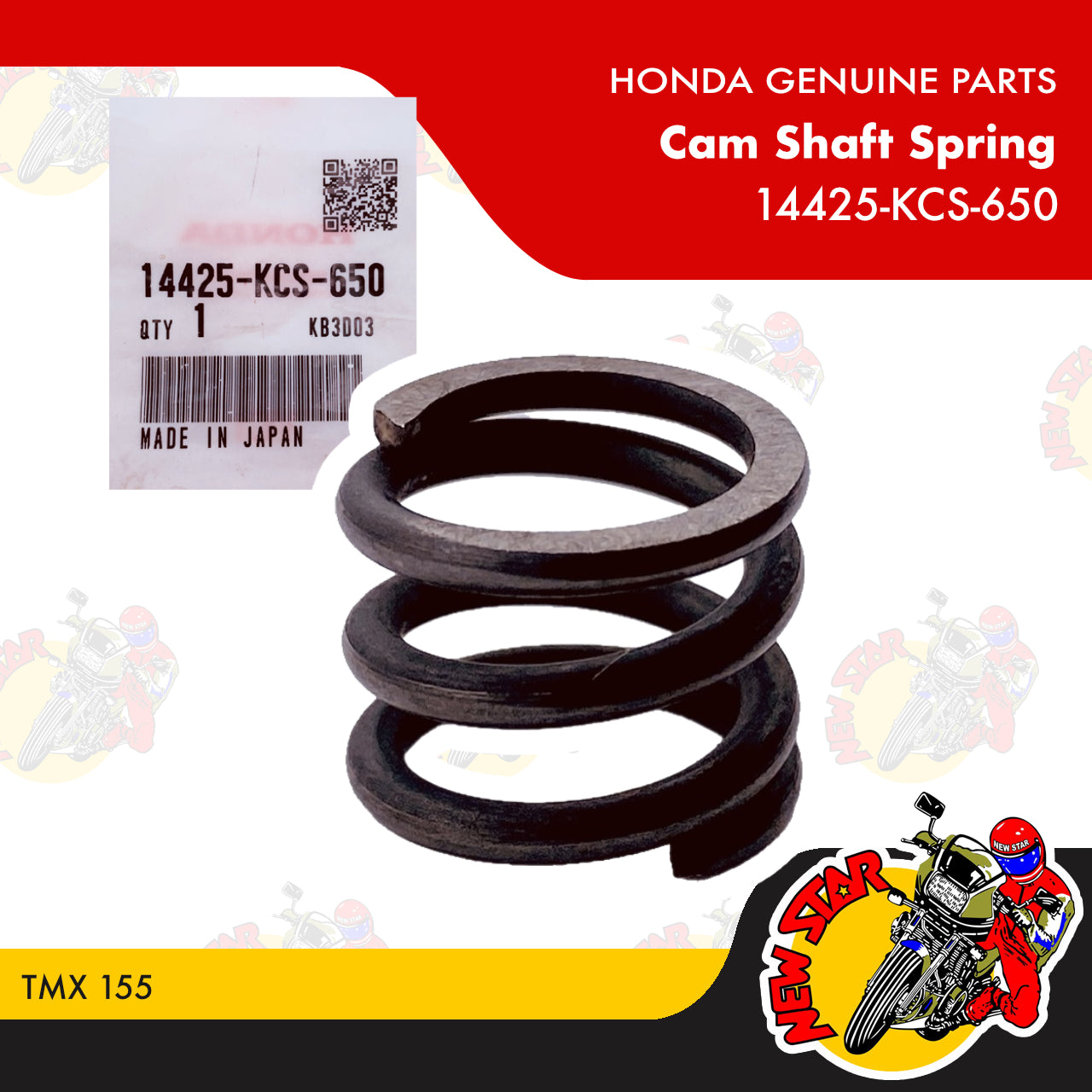 14425-KCS-650 | Cam Shaft Spring | Genuine Honda parts | TMX 155