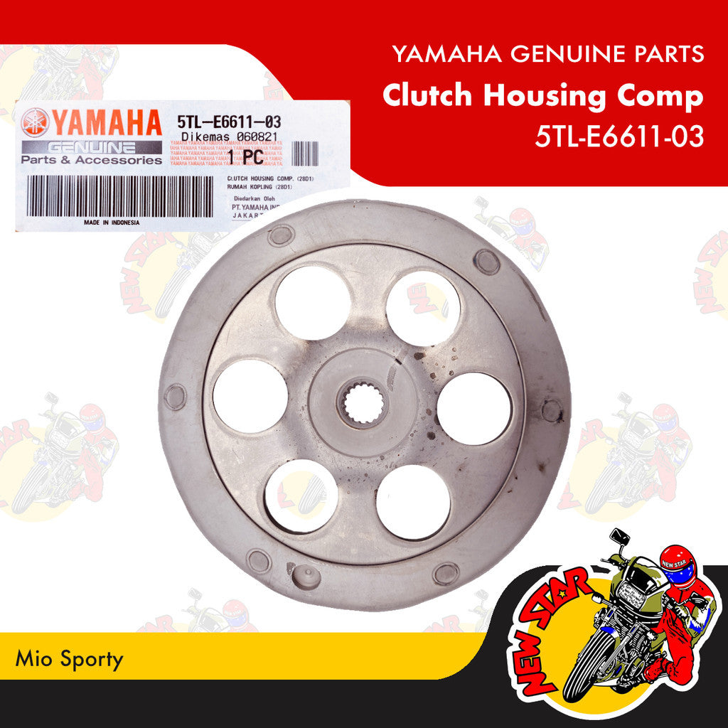 5TL-E6611-03 | Clutch Housing Comp | Genuine Yamaha parts | Mio Sporty
