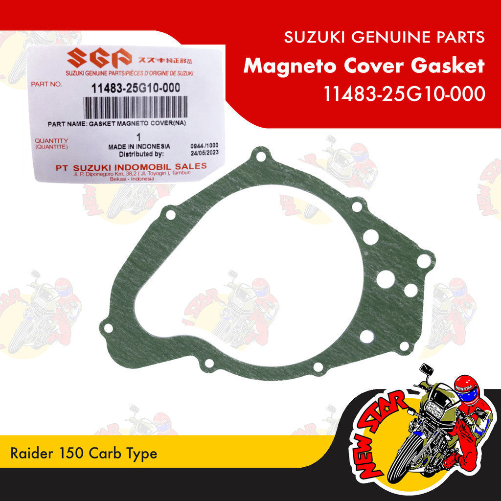 11483-25G10-000 | Magneto Cover Gasket | Genuine Suzuki parts | Raider 150 Carb