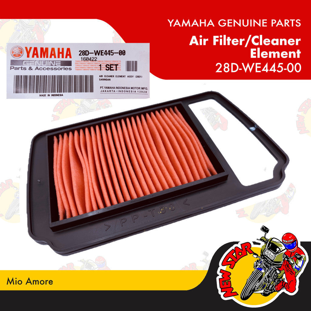 28D-WE445-00 | Air Filter/Cleaner Element | Genuine Yamaha parts | Mio Amore