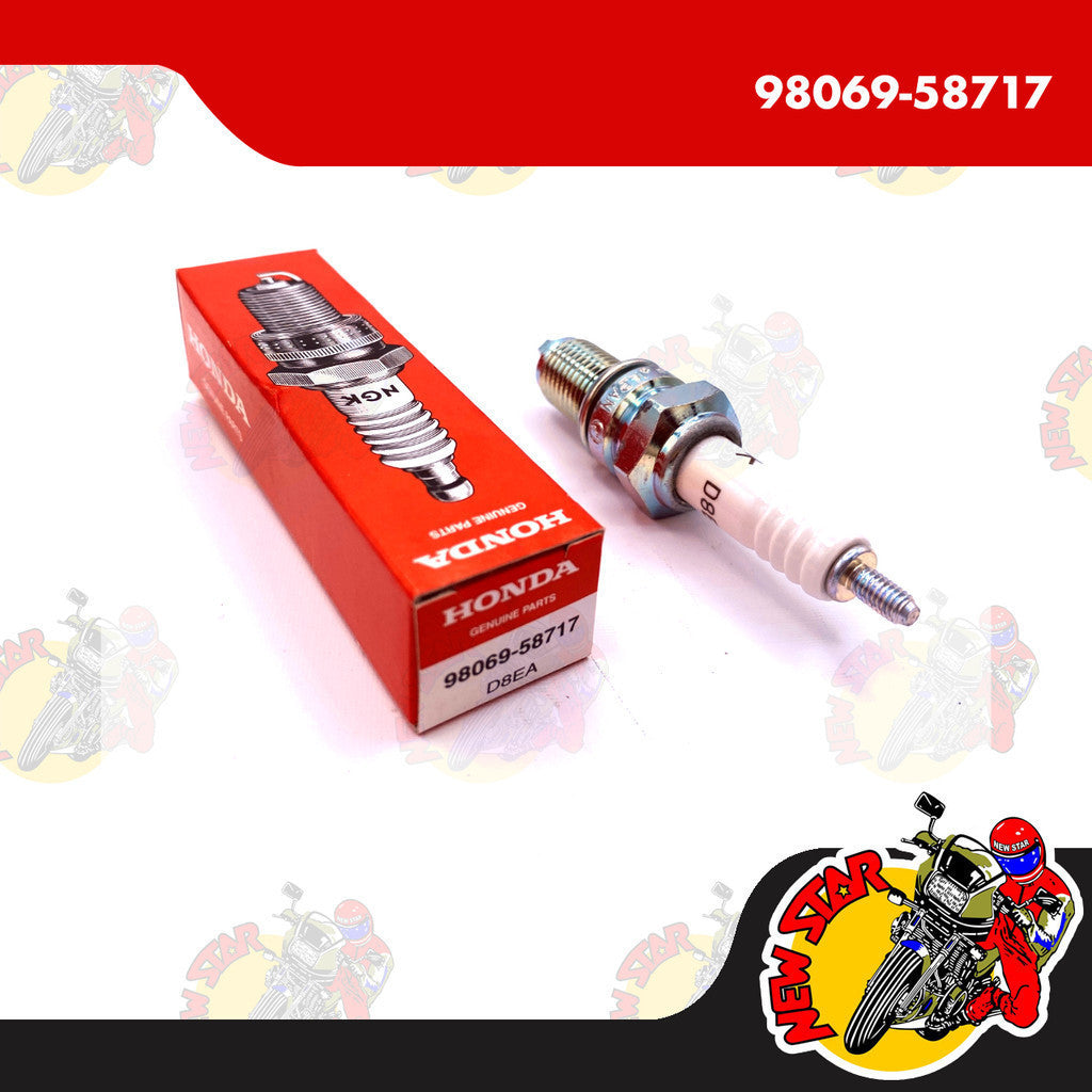 98069-58717 | D8EA Spark Plug | Genuine Honda parts | TMX 125 Alpha/155 XR 200