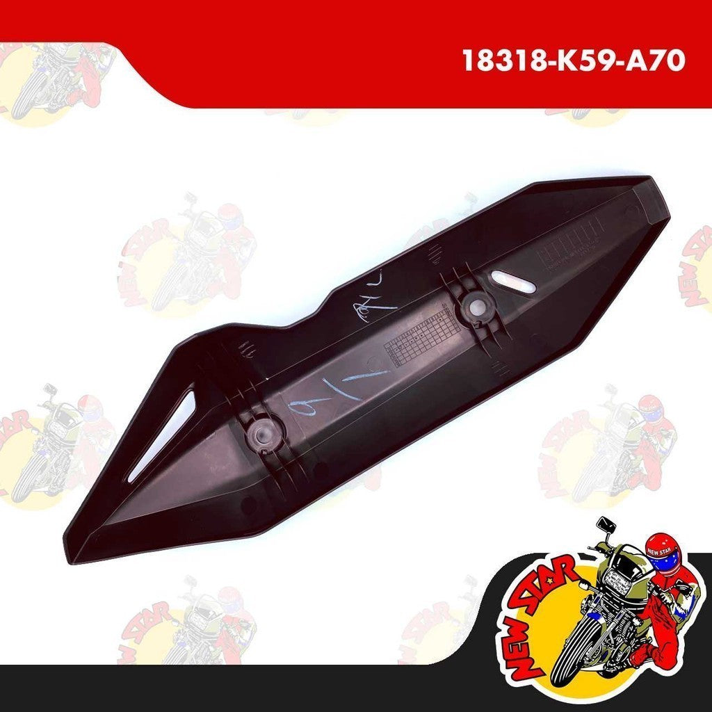 18318-K59-A70 | Muffler Protector | Genuine Honda parts | Click 125i v2/v3/150i v2
