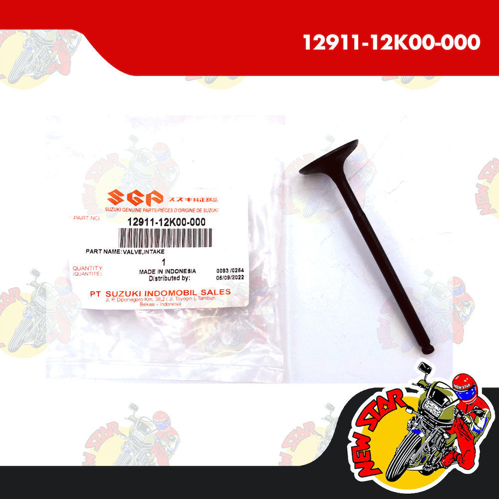 12911-12K00-000 | Intake Valve | Genuine Suzuki parts | Raider 150 Fi