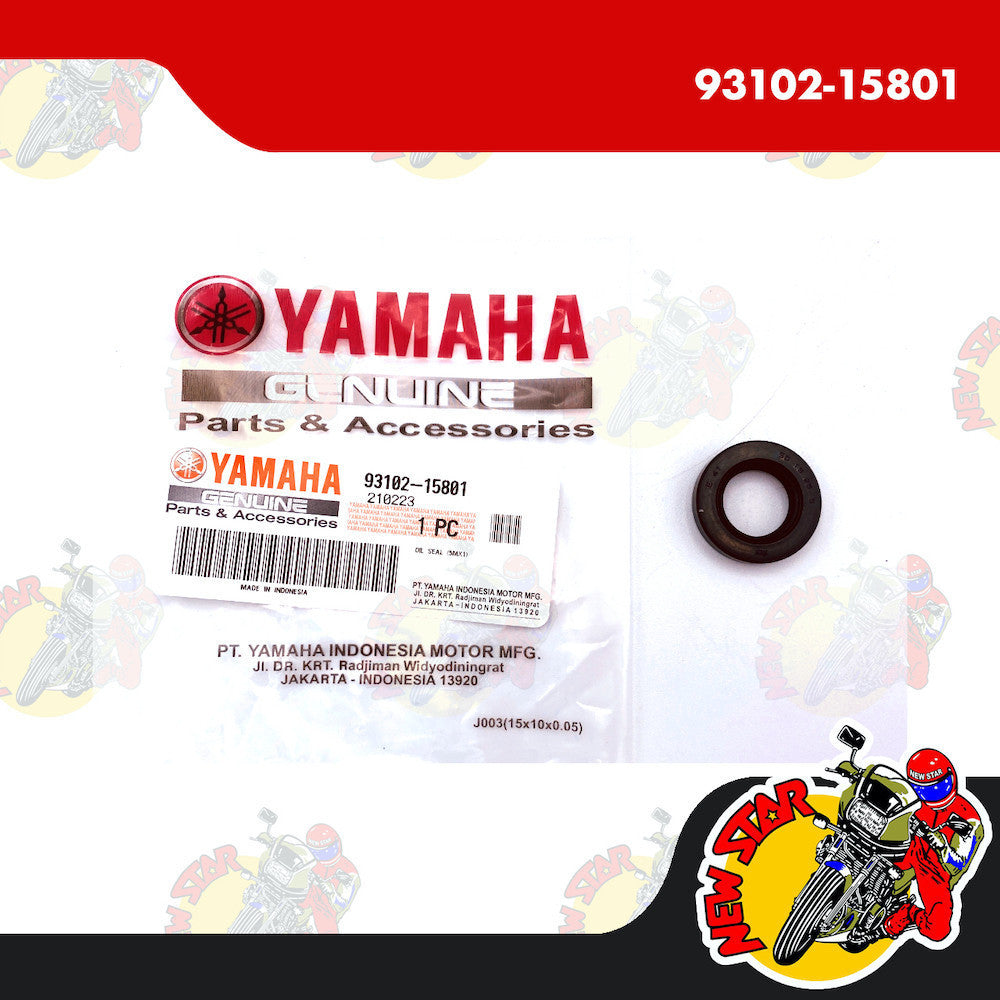 93102-15801 | Kick Oil Seal | Genuine Yamaha parts | Mio i 125 Mio Sporty Mio Soul i 125/i 125S