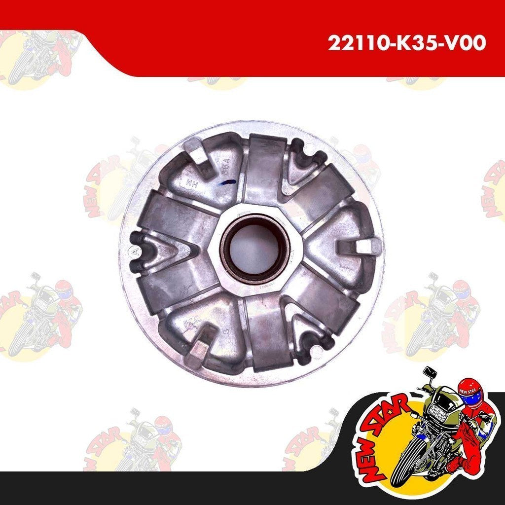 22110-K35-V00 | Moveable Drive Face Comp / Drive Pulley | Genuine Honda parts | Click 125i