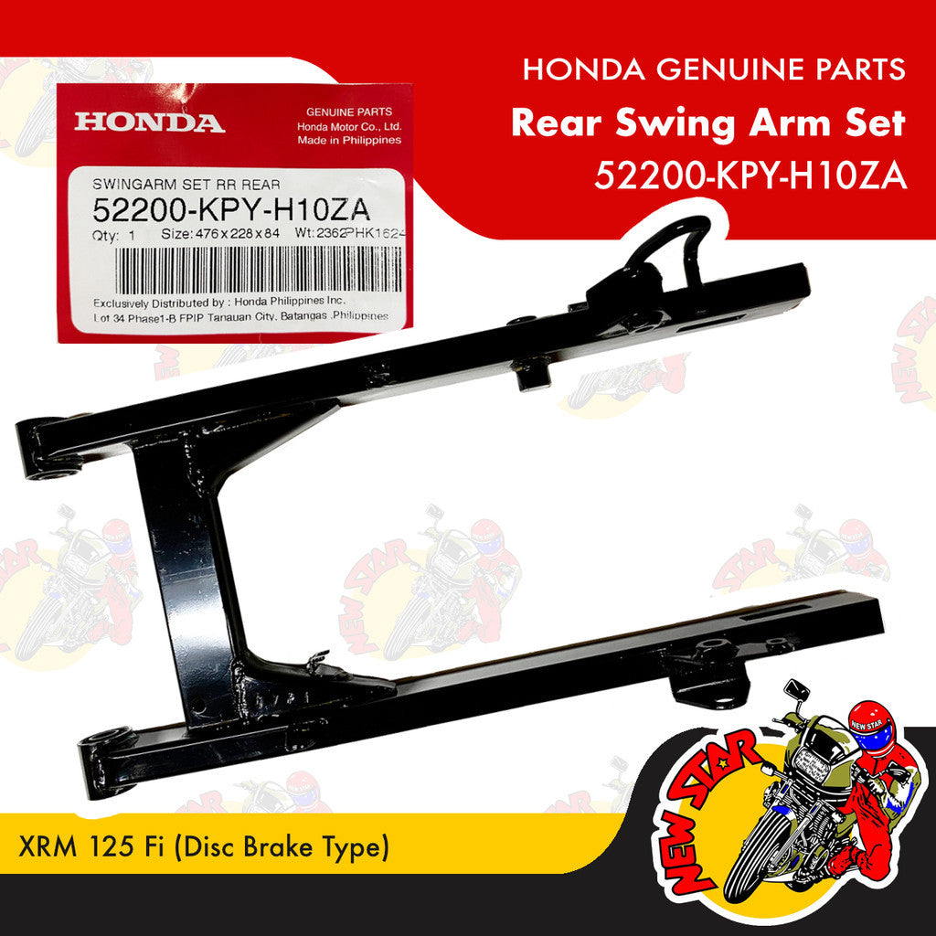 52200-KPY-H10ZA | Rear Swing Arm Set | Genuine Honda parts | XRM 125 Fi (Disc Brake Type)
