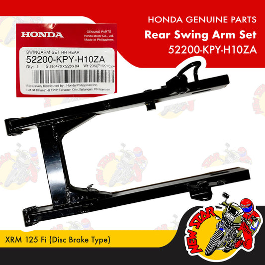 52200-KPY-H10ZA | Rear Swing Arm Set | Genuine Honda parts | XRM 125 Fi (Disc Brake Type)