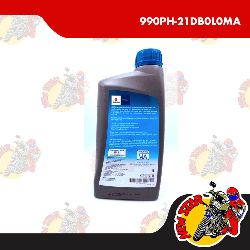 990PH-21DB0L0MA | ECSTAR R5000 10W40 4T 1L | Genuine Suzuki parts | Raider 150 Raider J