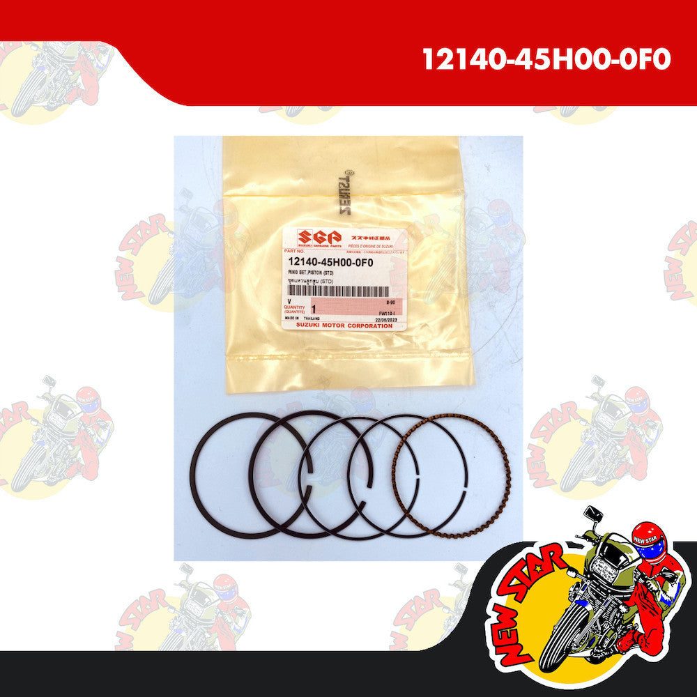12140-45H00-0F0 | Piston Ring Standard Size | Genuine Suzuki parts | Smash 115