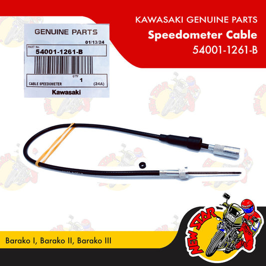 54001-1261-B | Speedometer Cable | Genuine Kawasaki parts | Barako I Barako II Barako III