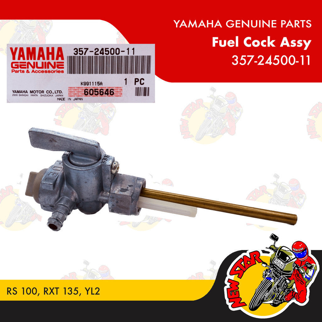 357-24500-11 | Fuel Cock Assy | Genuine Yamaha parts | RS 100 RXT 135 YL 2