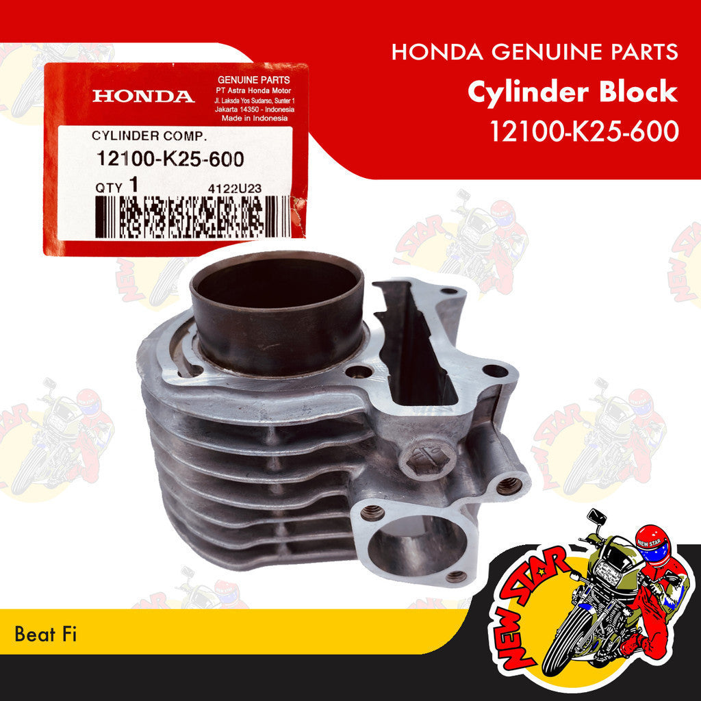 12100-K25-600 | Cylinder Block | Genuine Honda parts | Beat Fi