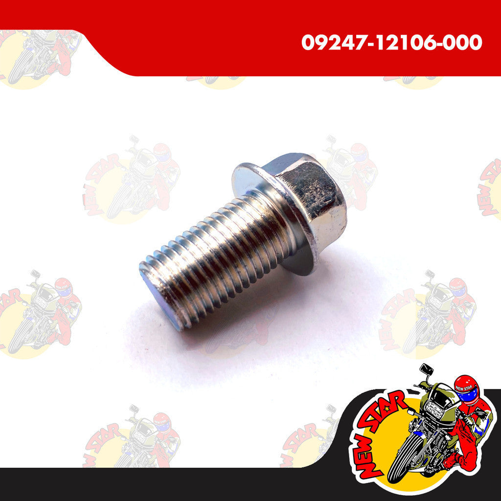 09247-12106-000 | Drain Plug Bolt 12X20 | Genuine Suzuki parts | Raider 150 Carb