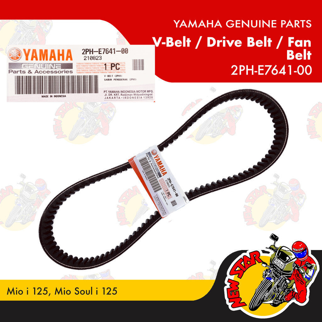 2PH-E7641-00 | V-Belt / Drive Belt / Fan Belt | Genuine Yamaha parts | Mio i 125 Mio Soul i 125