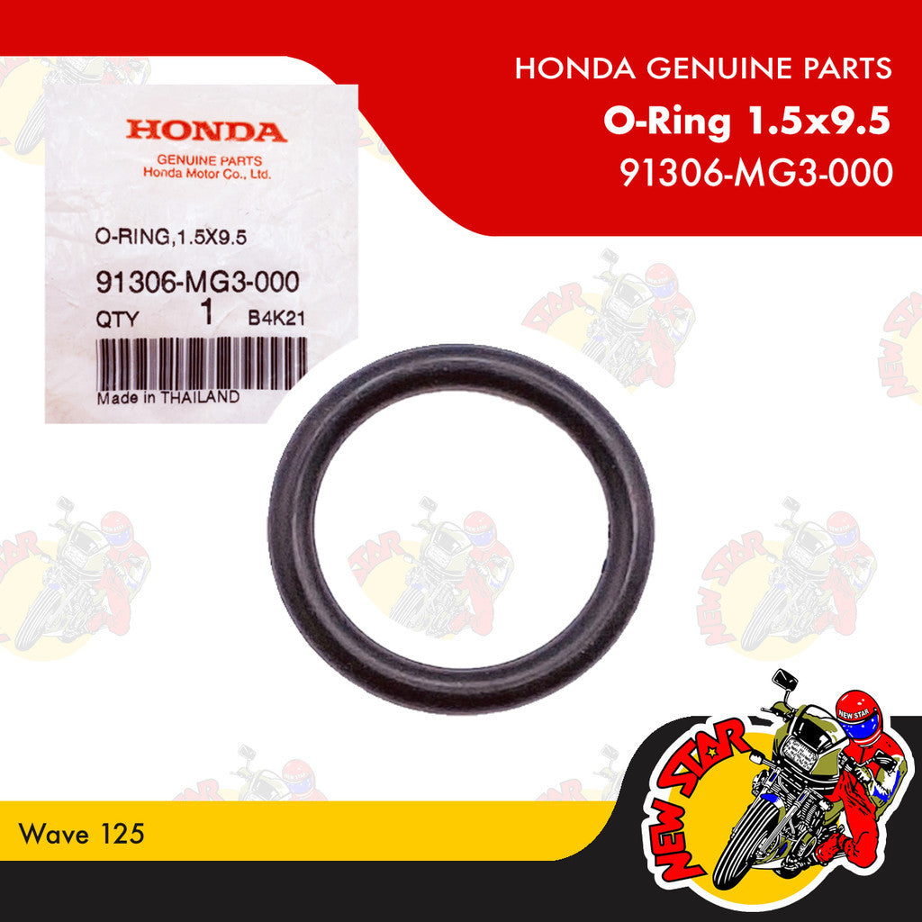 91306-MG3-000 | O-Ring 1.5x9.5 | Genuine Honda parts | Wave 125