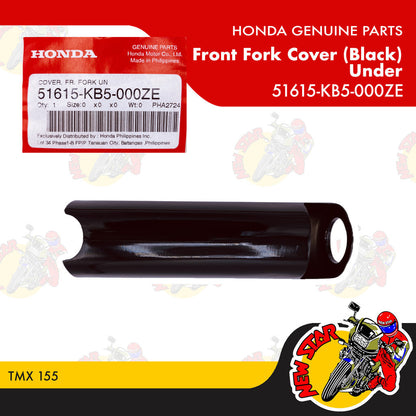TMX 155 Fork Cover (Black) | Genuine Honda parts