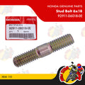 92911-06018-0E | Stud Bolt 6x18 | Genuine Honda parts | XRM 110