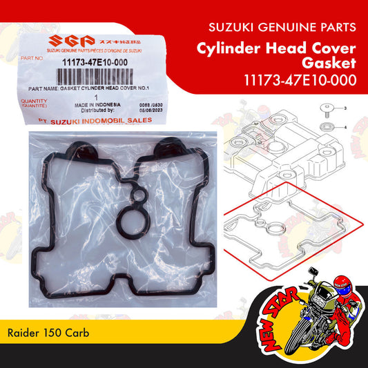 11173-47E10-000 | Cylinder Head Cover Gasket | Genuine Suzuki parts | Raider 150 Carb
