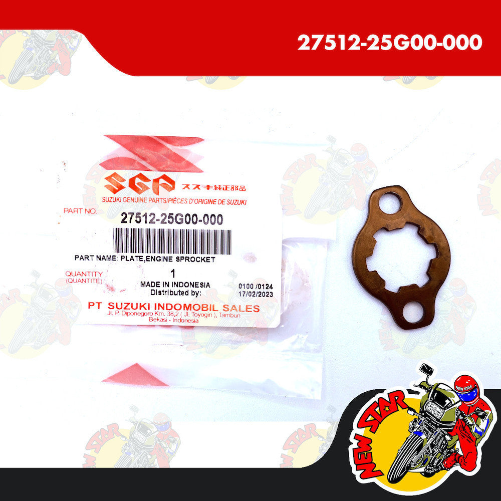 27512-25G00-000 | Engine Sprocket Lock | Genuine Suzuki parts | Raider 150 Carb/150 Fi