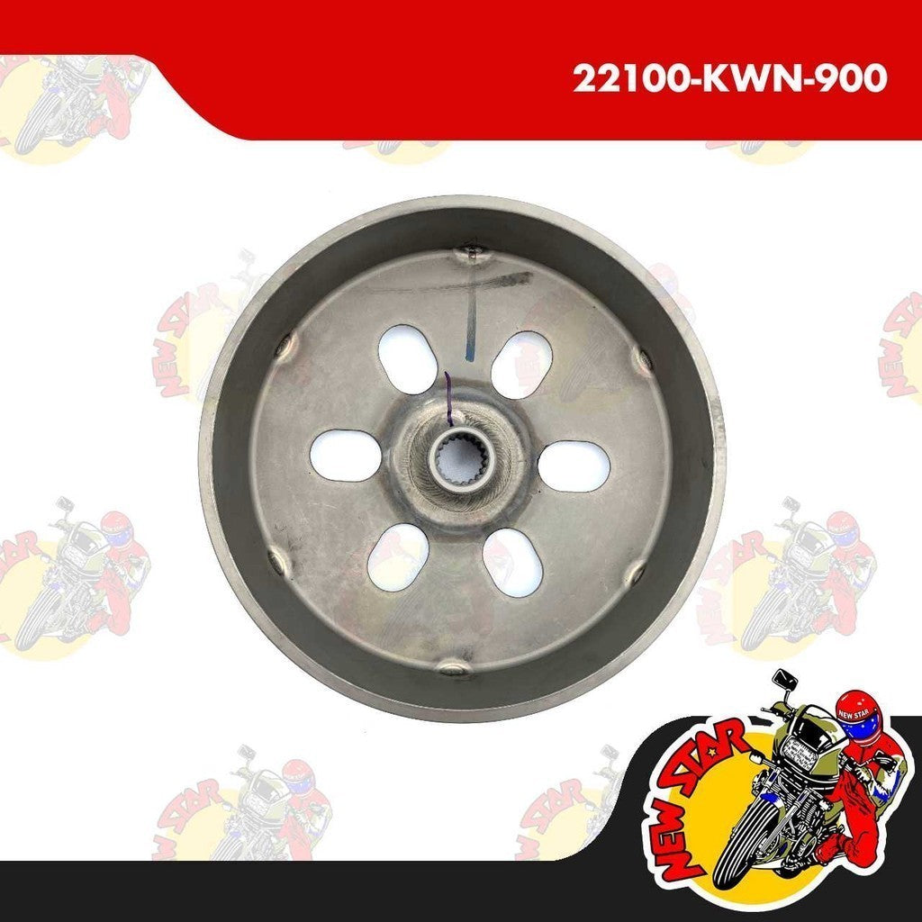 22100-KWN-900 | Clutch Outer Comp / Clutch Bell | Genuine Honda parts | Click 125i/150i PCX 150