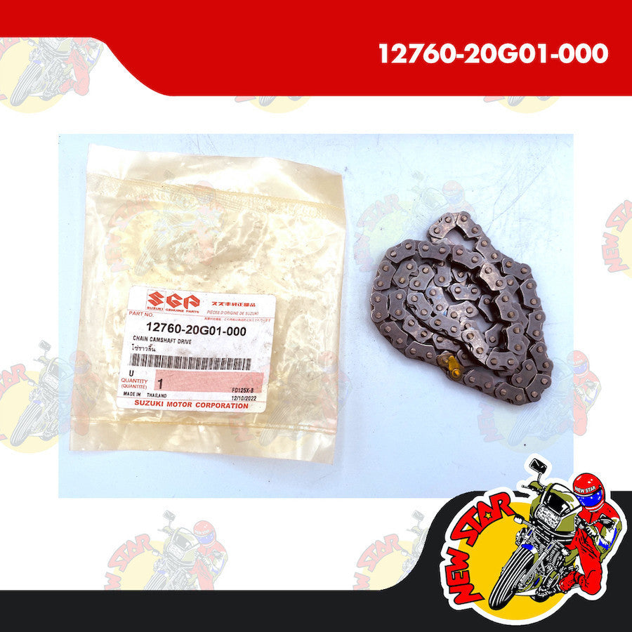 12760-20G01-000 | Cam Timing Chain | Genuine Suzuki parts | Shogun 125 SkyDrive 125 Carb Smash 115