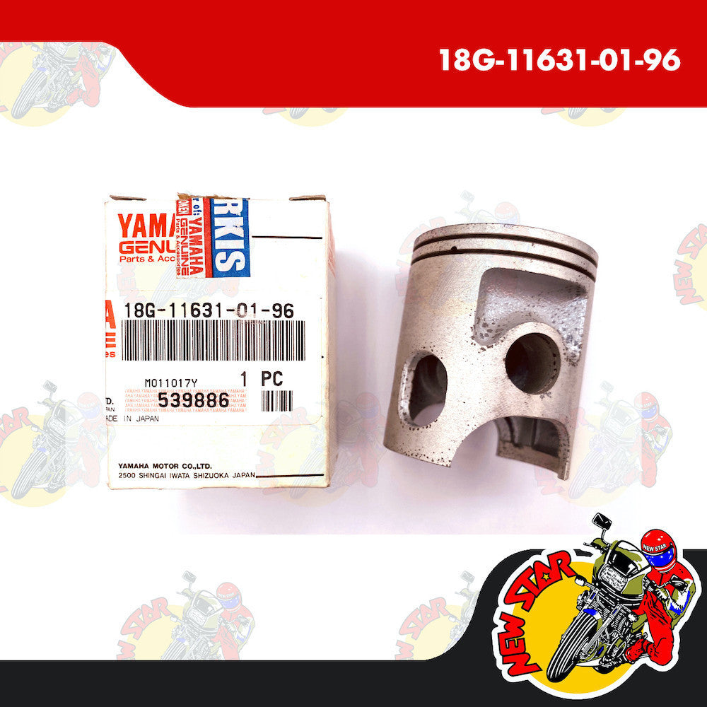 18G-11631-01-96 | Piston Standard Size (Center Lock) | Genuine Yamaha parts | DT 125