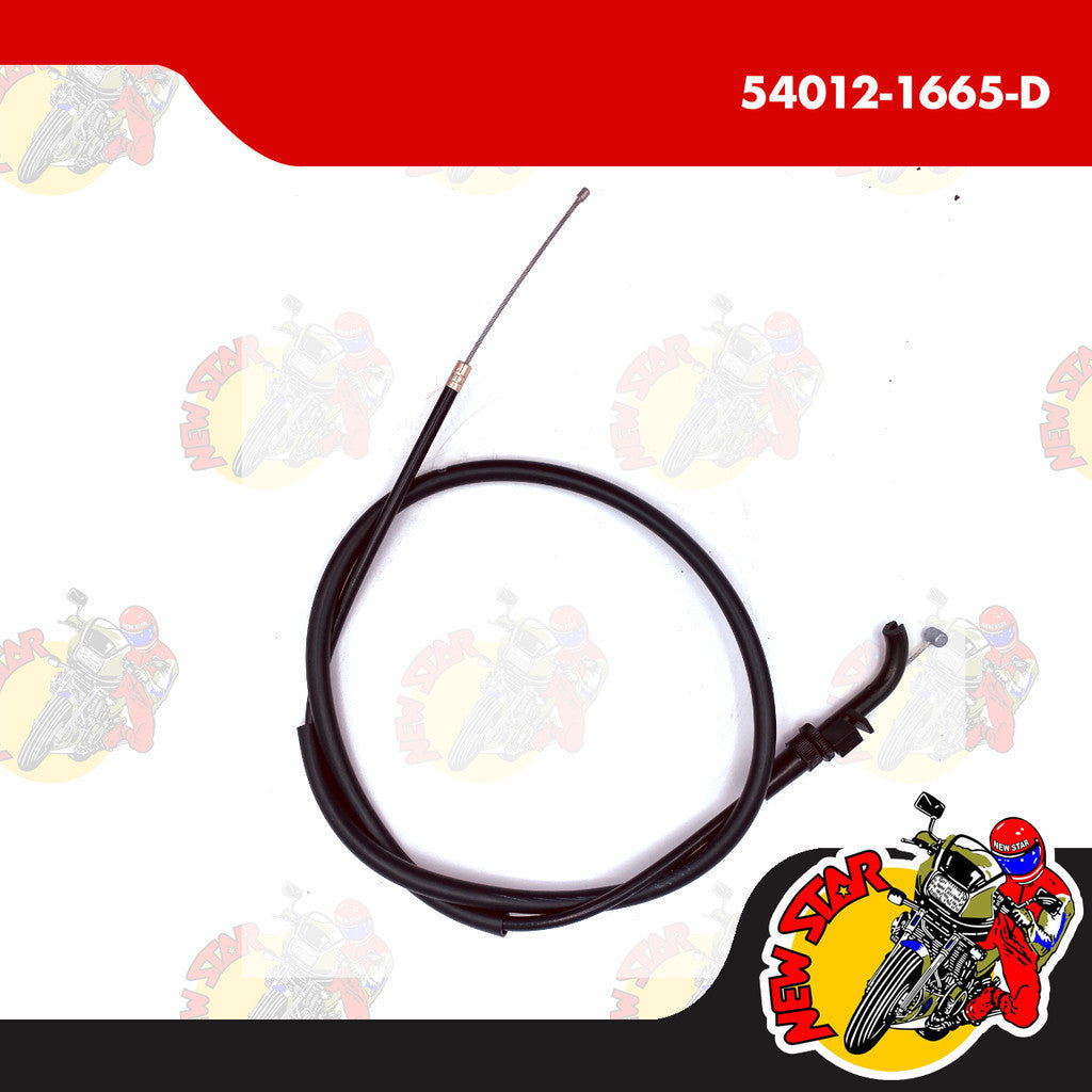 54012-1665-D | Throttle Cable | Genuine Kawasaki parts | Barako I Barako II