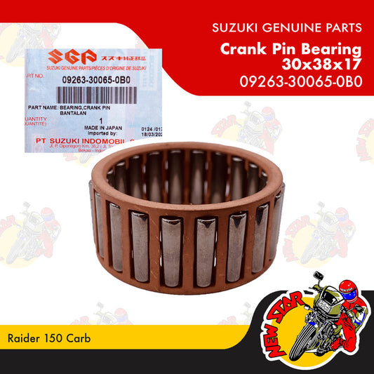 09263-30065-0B0 | Crank Pin Bearing 30x38x17 | Genuine Suzuki parts | Raider 150 Carb