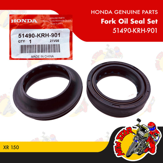 51490-KRH-901 | Fork Oil Seal Set | Genuine Honda parts | XR 150