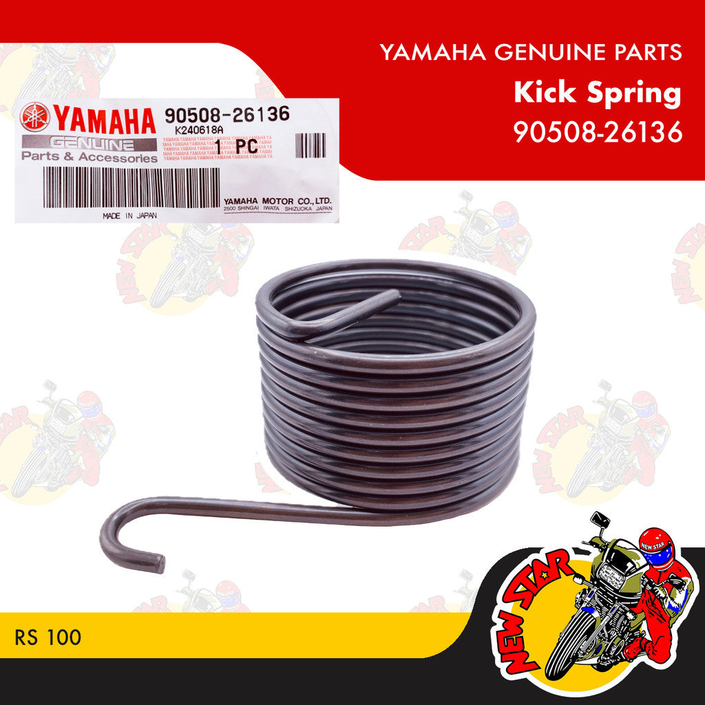90508-26136 | Kick Spring | Genuine Yamaha parts | RS 100