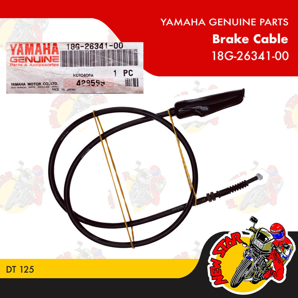 18G-26341-00 | Brake Cable | Genuine Yamaha parts | DT 125