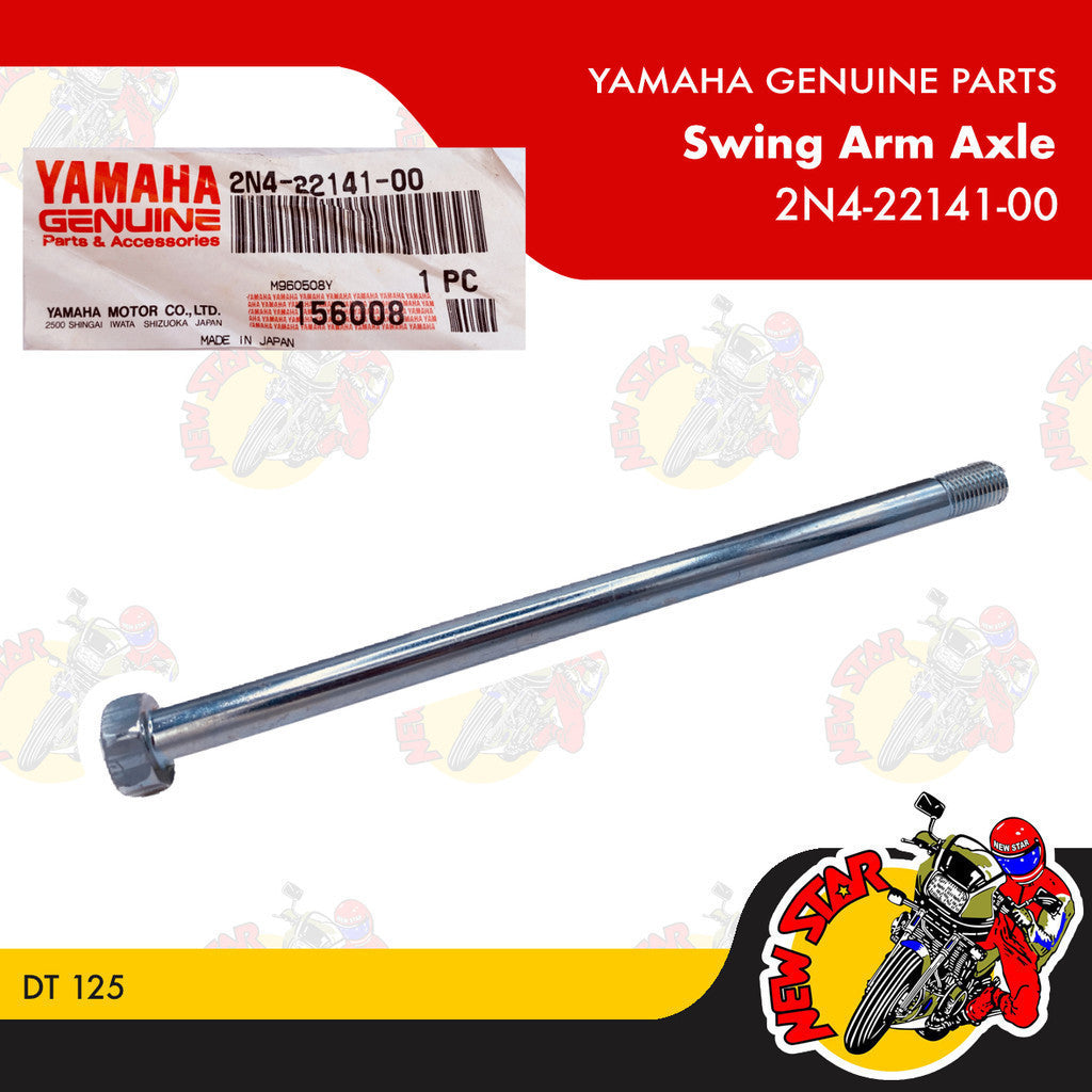 2N4-22141-00 | Swing Arm Axle | Genuine Yamaha parts | DT 125