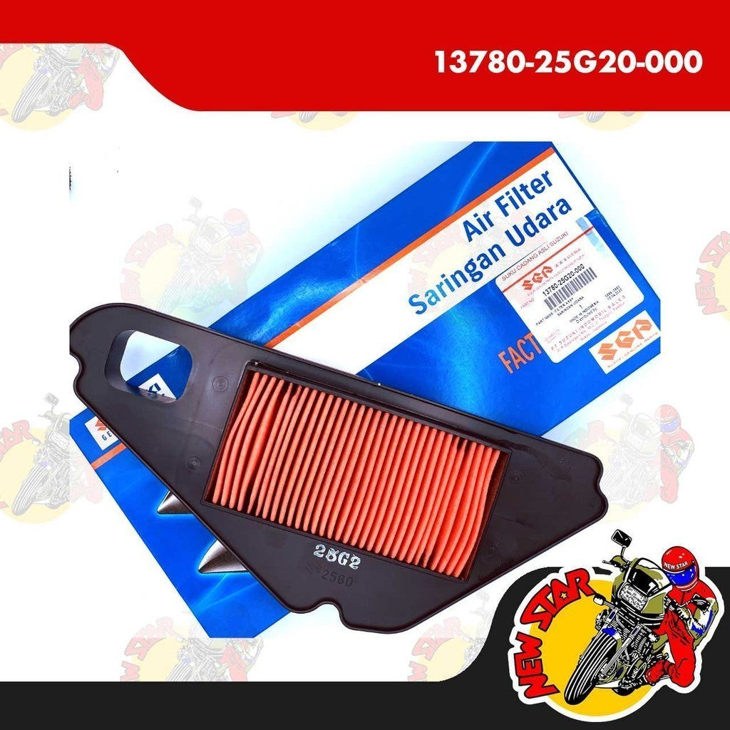 13780-25G20-000 | Air Cleaner Element | Genuine Suzuki parts | Raider 150 Carb