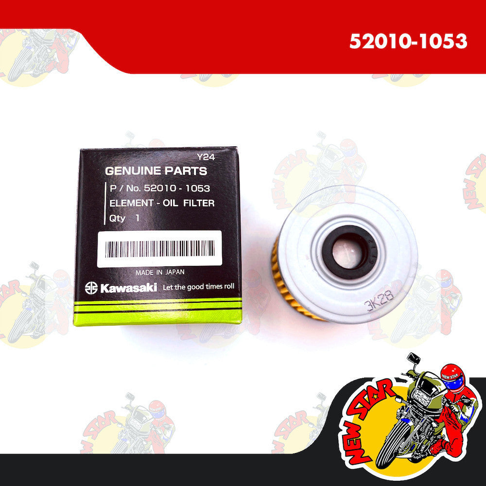 52010-1053 | Oil Filter | Genuine Kawasaki parts | Barako I Barako II Barako III Fury 125