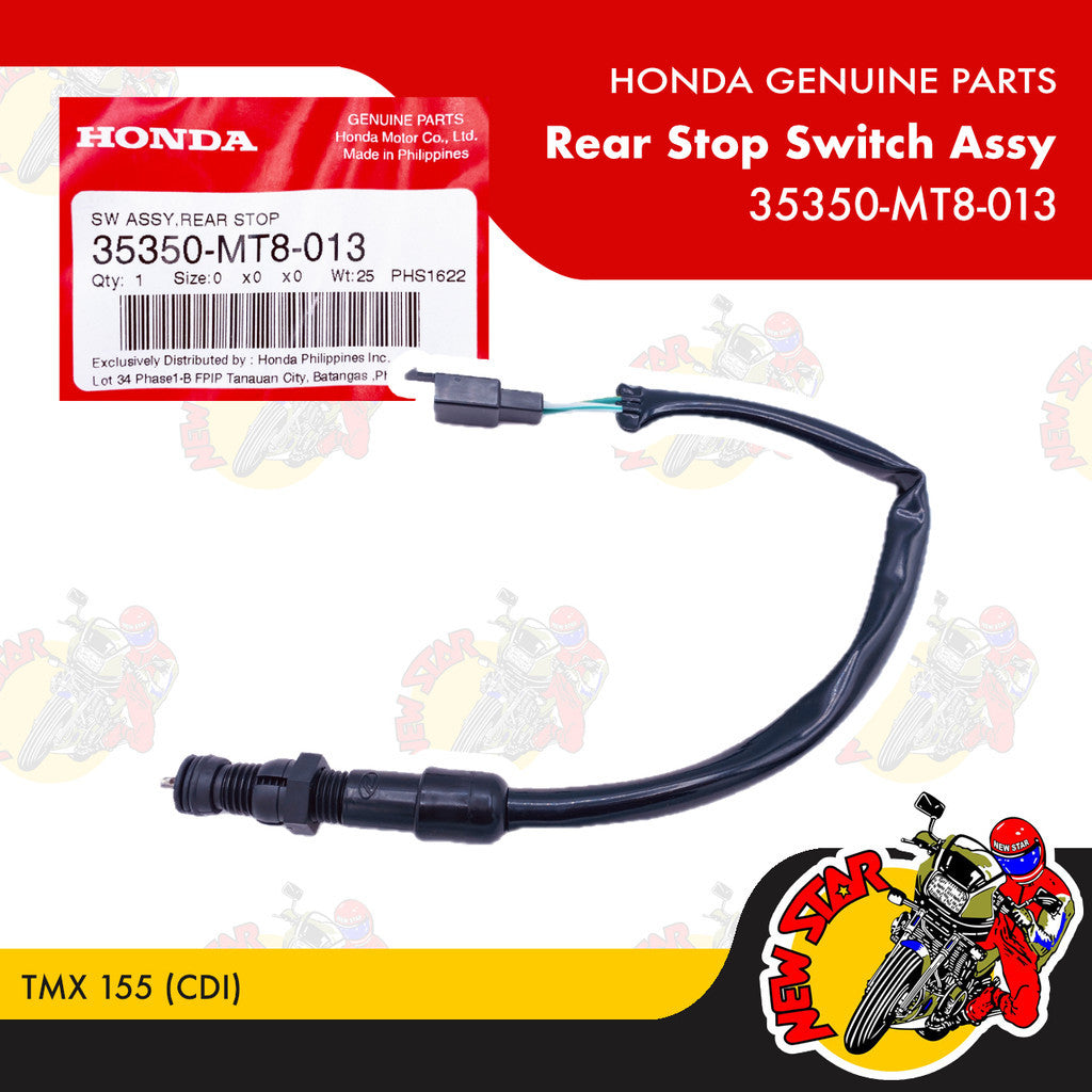 35350-MT8-013 | Rear Stop Switch Assy | Genuine Honda parts | TMX 155 (CDI)