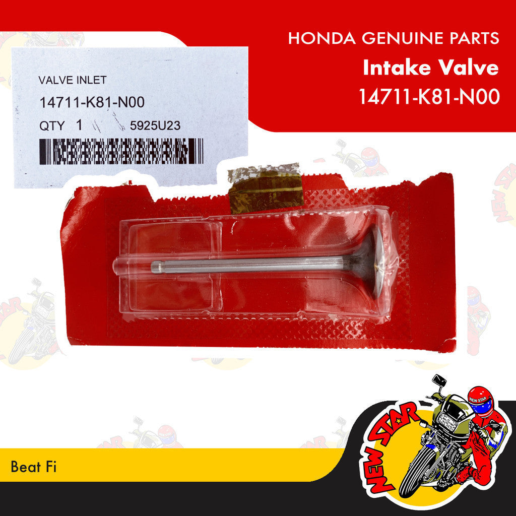 14711-K81-N00 | Intake Valve | Genuine Honda parts | Beat Fi