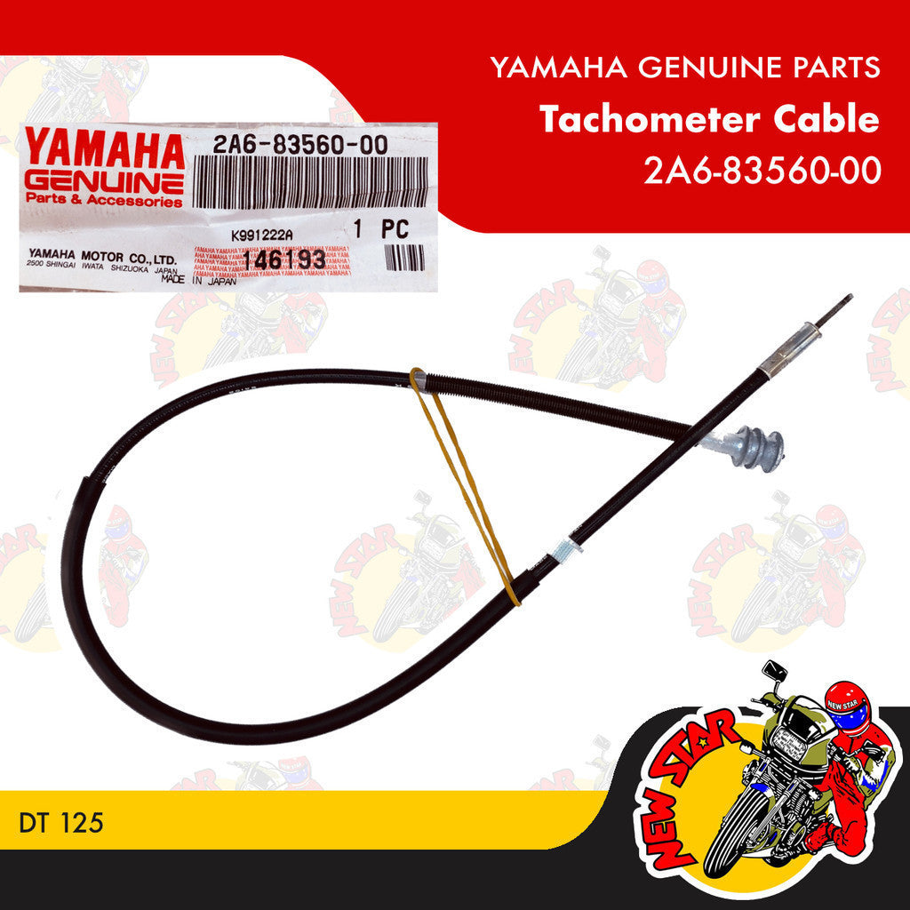 2A6-83560-00 | Tachometer Cable | Genuine Yamaha parts | DT 125