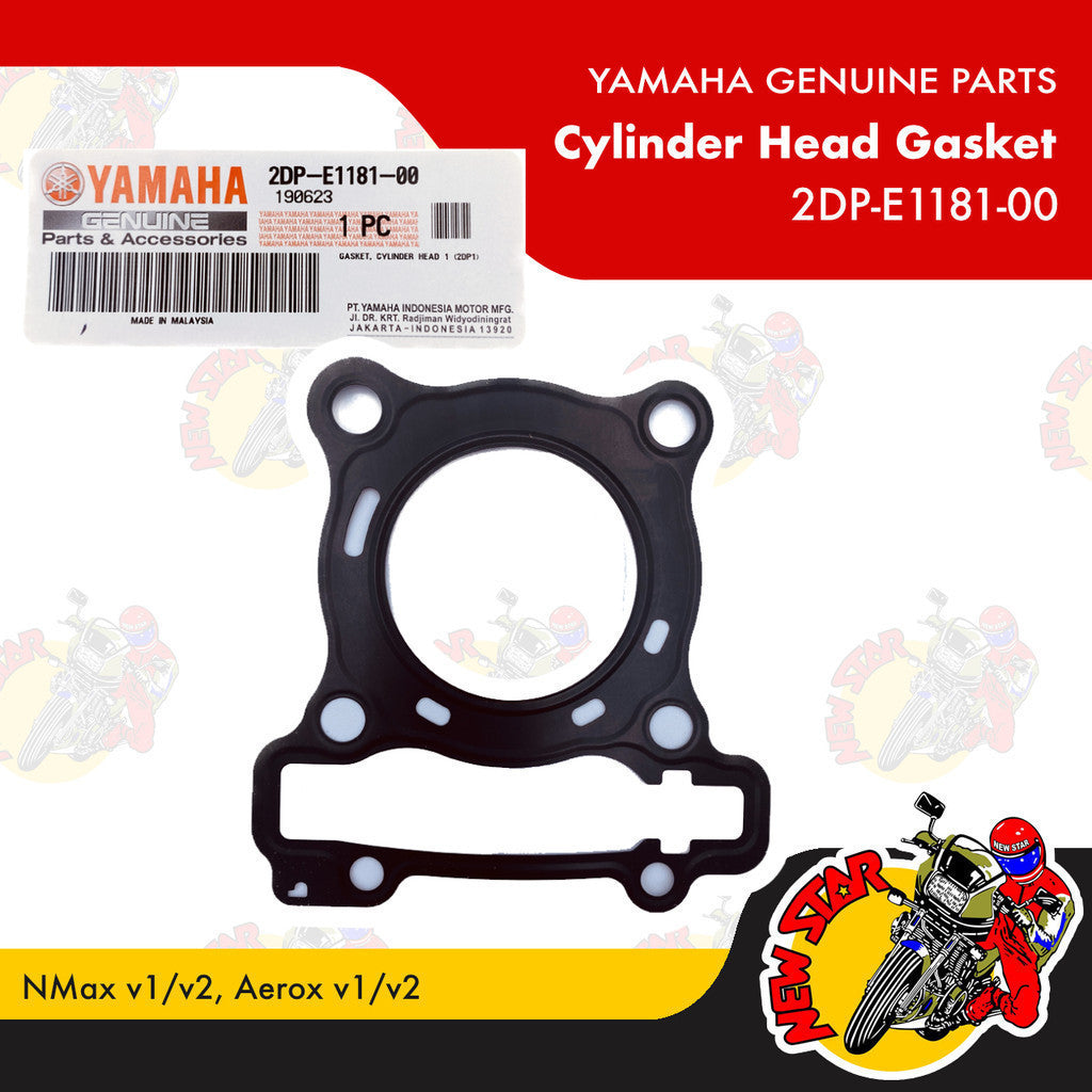 2DP-E1181-00 | Cylinder Head Gasket | Genuine Yamaha parts | NMax v1/v2 Aerox v1/v2
