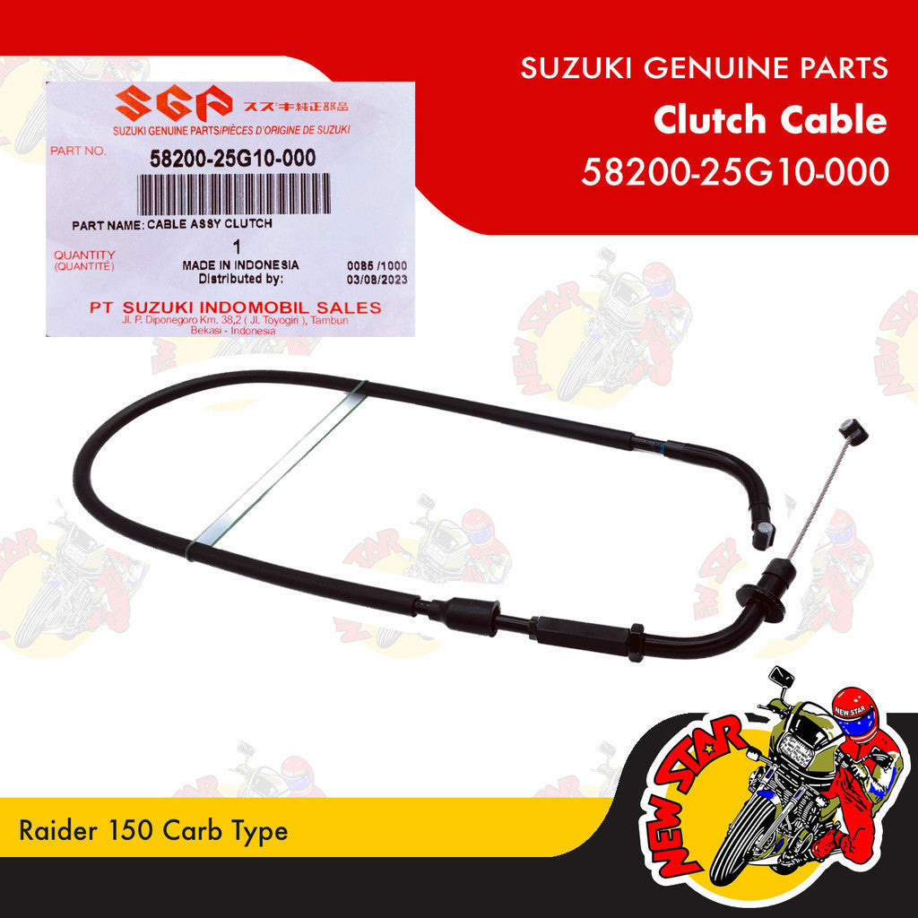 58200-25G10-000 | Clutch Cable | Genuine Suzuki parts | Raider 150 Carb