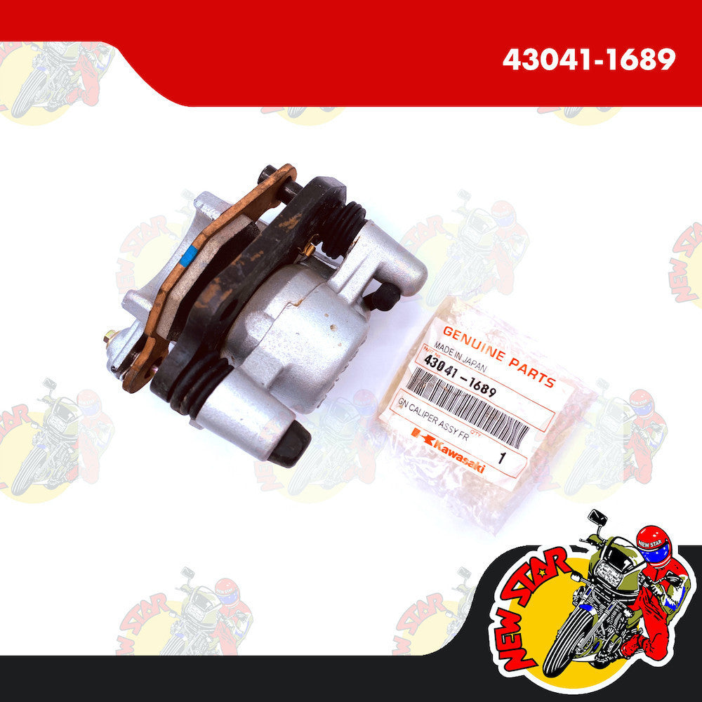 43041-1689 | Front Caliper Assy Genuine (No Packaging) | Genuine Kawasaki parts | KMX 125