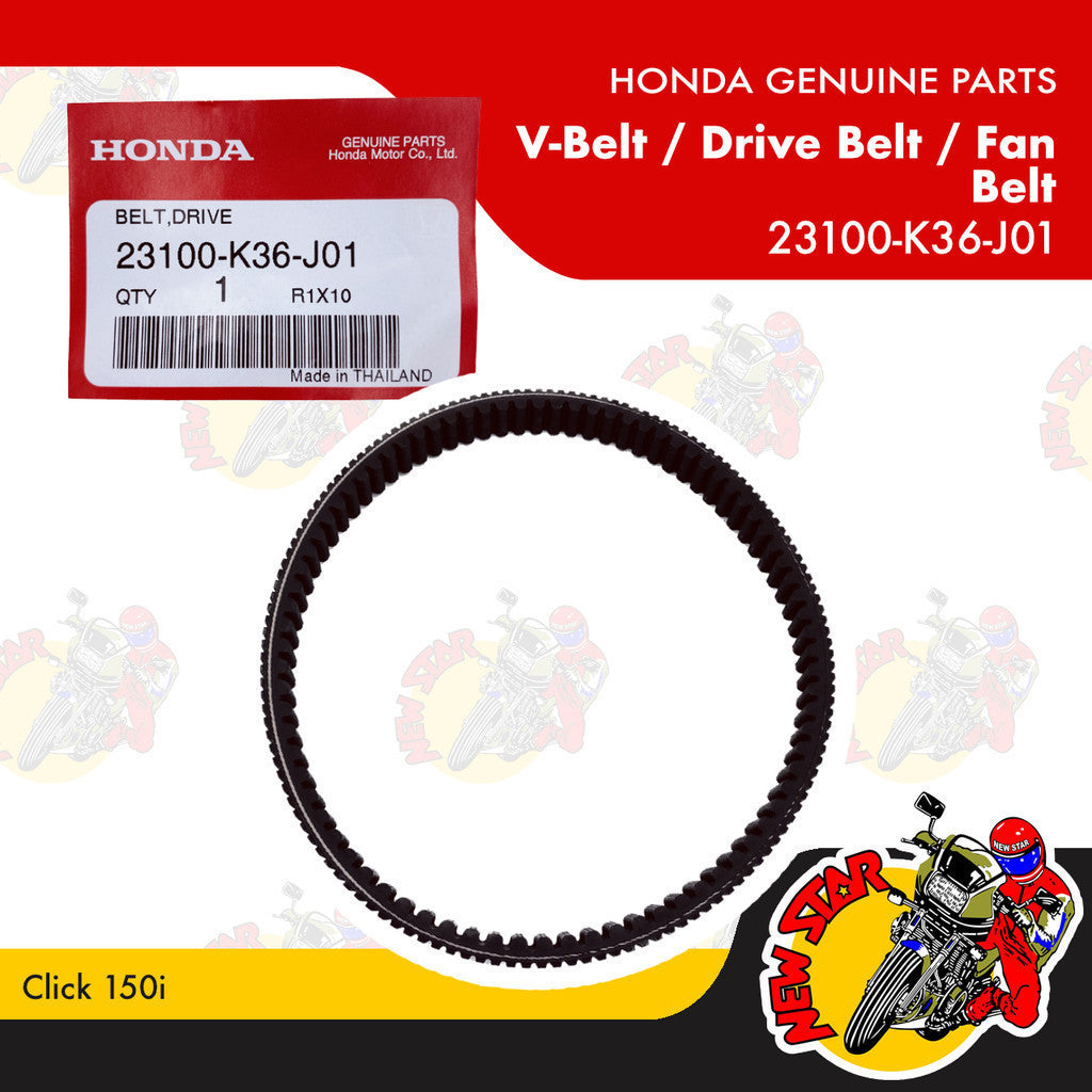 23100-K36-J01 | V-Belt / Drive Belt / Fan Belt | Genuine Honda parts | Click 150i