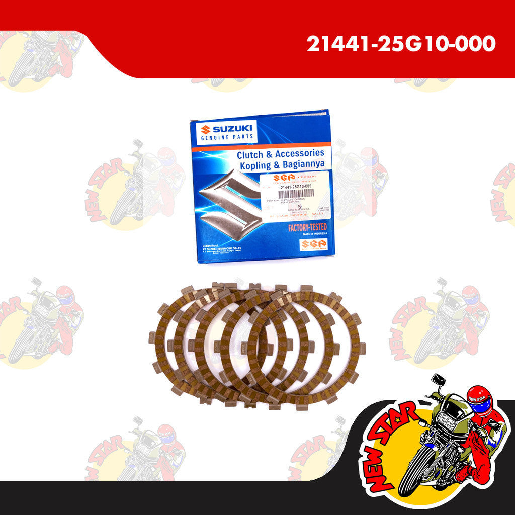 21441-25G10-000 | Clutch Lining Set | Genuine Suzuki parts | Raider 150 Fi
